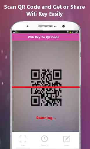 Wifi Key To QR Code Generator & Scanner 2