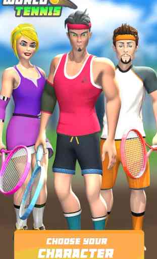 World Tennis 3D en ligne: Jeux de sports gratuit 2