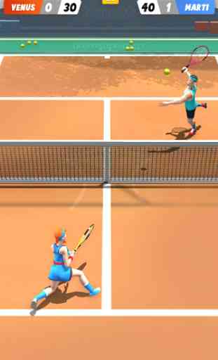 World Tennis 3D en ligne: Jeux de sports gratuit 3