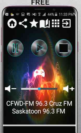 CFWD-FM 96.3 Cruz FM Saskatoon 96.3 FM CA App Radi 1