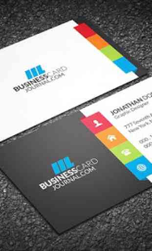 Business card Maker-Free Modern Business Cards 2