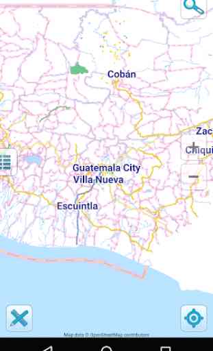 Carte de Guatemala hors-ligne 2