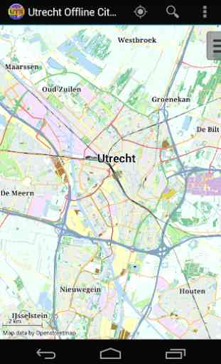 Carte de Utrecht hors-ligne 1