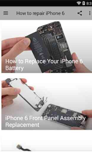 Comment réparer l'iPhone 6? 2