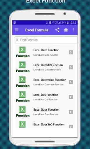 Formula Function & Shortcut app for MS Excel 2