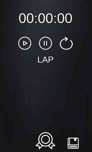 Free Simple Stopwatch – Chronometer & Laps Counter 1