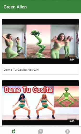Green Alien Dance(Dame tu Cosita) 1