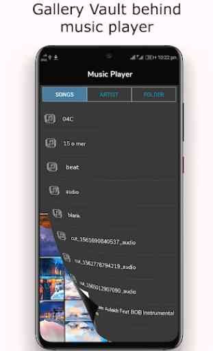 Hide photo,video and audio:Music Player Vault 1