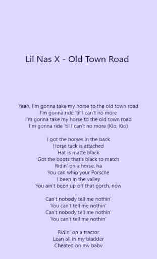Lil Nas X - Old Town Road Lyrics 1