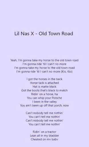 Lil Nas X - Old Town Road Lyrics 2