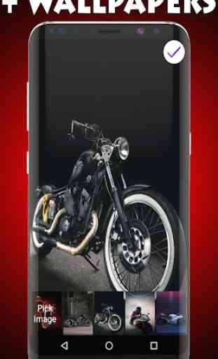 Motorcycle Lock Screen & Wallpaper 3