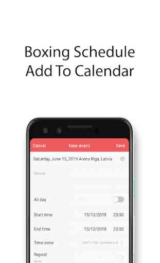 My Boxing Schedule - Dialy Boxing Schedule 3