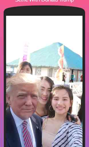 Selfie avec Donald Trump 3
