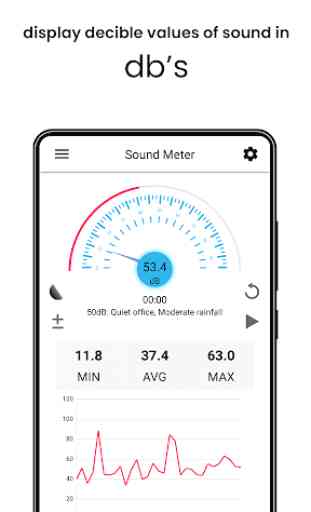 Sound Meter Noise Detector: Sound Value Finder app 4