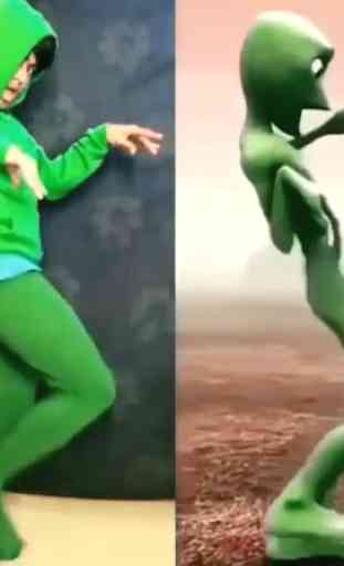 The green alien dance 4
