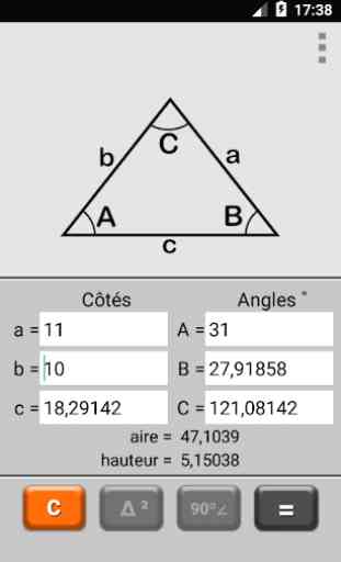 Triangle Calculatrice Pro 1