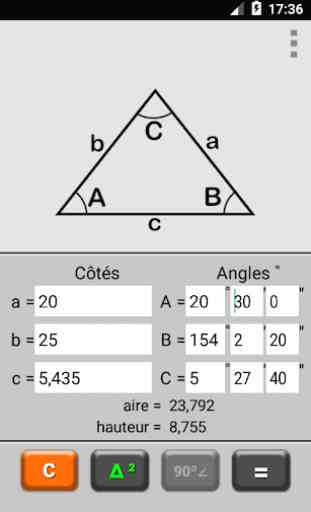Triangle Calculatrice Pro 4