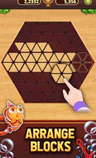 Trigon Wood: Triangle Block Puzzle 1