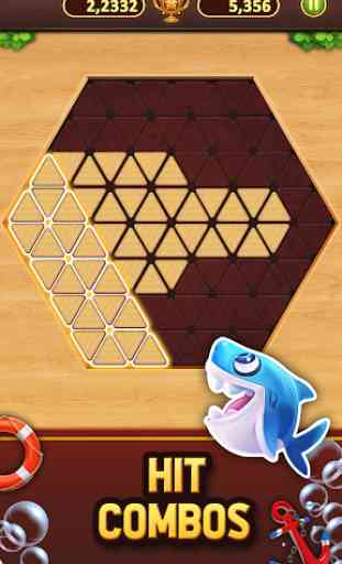 Trigon Wood: Triangle Block Puzzle 2