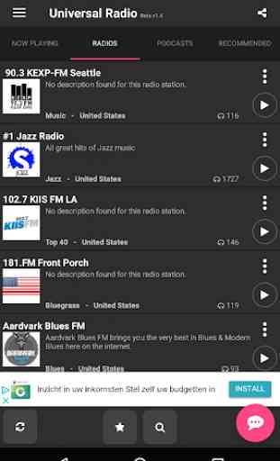 Universal Radio - Online Radio & Podcasts 2