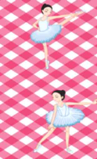 Ballerine! Jeu pour les filles sur le ballet: Apprendre pour la maternelle, école maternelle ou l'école maternelle avec le puzzle: danseur, poupée, chaussures, robe, princesse, barre, musique, leçon, classe 2