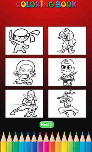 Le Ninja Coloring Book: Apprendre à dessiner et colorier un ninja, arme et plus 1