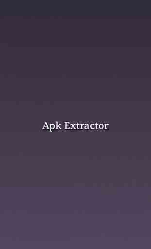 Apk Extractor 1