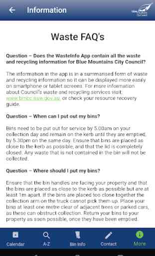 Blue Mountains Waste Info 4