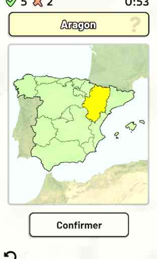 Communautés Autonomes d'Espagne - Quiz 1