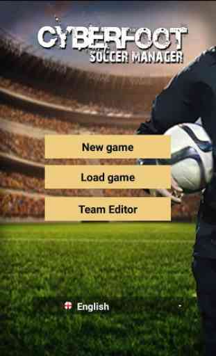 Cyberfoot Football Manager 1