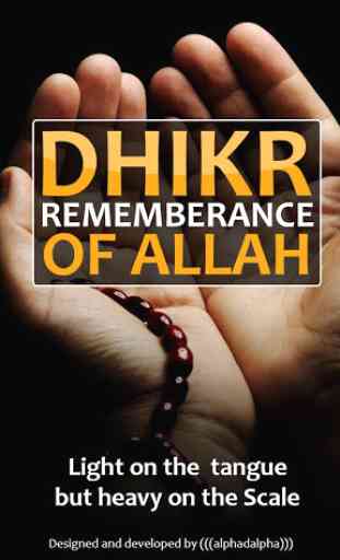 DHIKR Remembrance of Allah 1