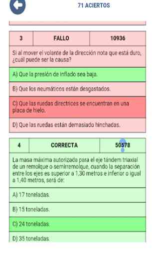 Examen CAP Mercancías España DGT 4