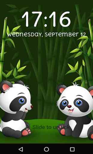 Panda Lock Screen, Cute Panda wallpaper 3