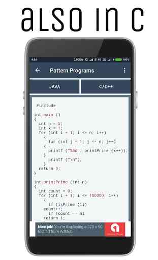Pattern Programs with Output. 3