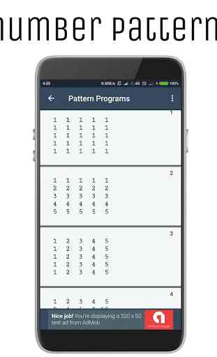 Pattern Programs with Output. 4