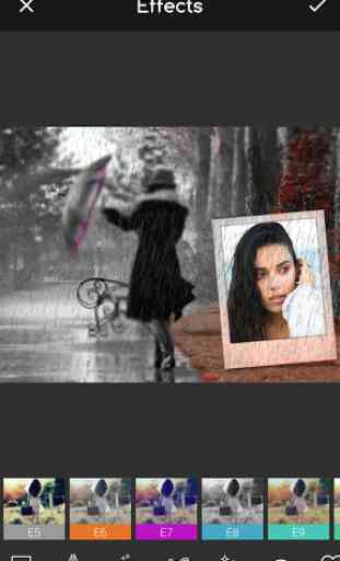 Rain Overlay: Frames for Pictures with Effects App 3