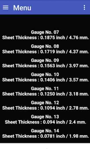 Sheet Metal Gauge Thickness 2