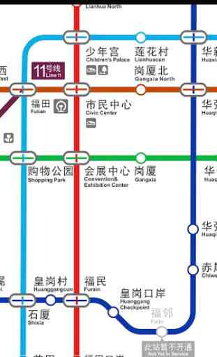Shenzhen Metro Map 3