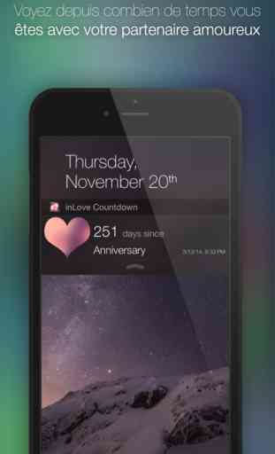 inLove - App pour deux : compte à rebours d'événement, journal intime, conversation privée, rendez-vous et flirt pour les couples amoureux 3