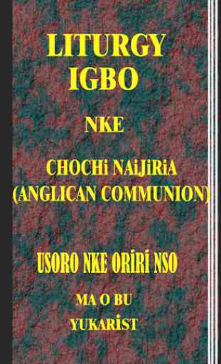 Anglican Igbo Liturgy (offline) 1