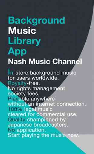 Background Music Library App - Nash Music Channel 3