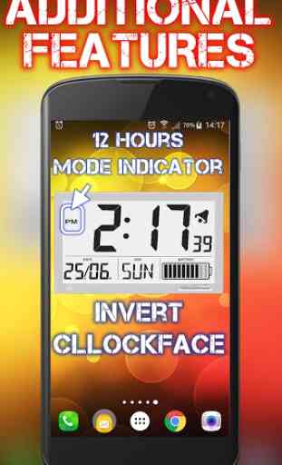 Battery Saving Digital Clocks Live Wallpaper Pro 3