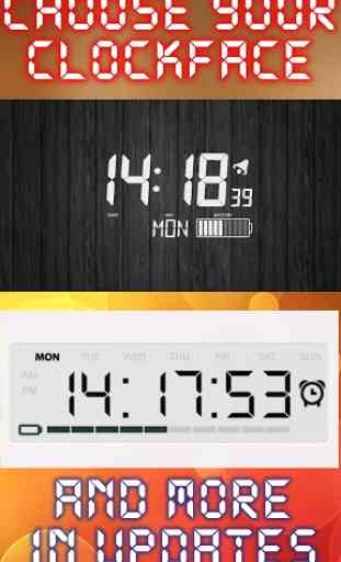 Battery Saving Digital Clocks Live Wallpaper Pro 4