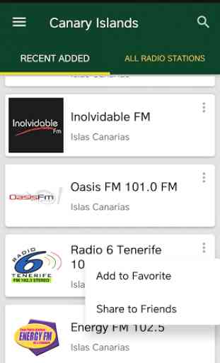 Canary Islands Radio Stations - Spain 1