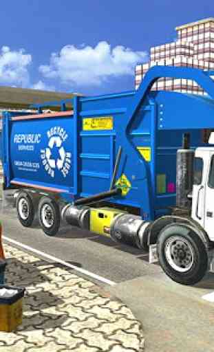 Conducteur de camion à benne à ordures 2020 2