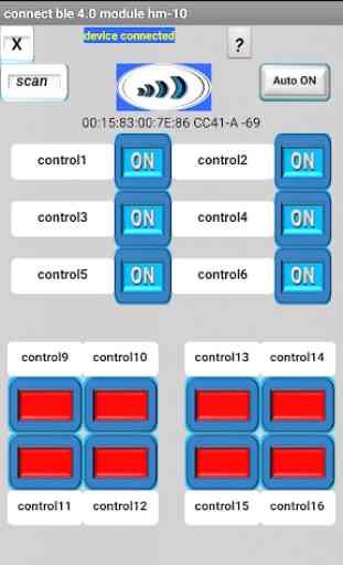 Control for arduino bluetooth 4.0 hm-10 3