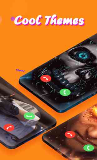 Cool Call Flash - Color Phone Flash Screen Themes 2