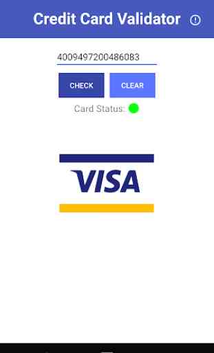 Credit Card Validator, Checker:  Visa, Master Card 1
