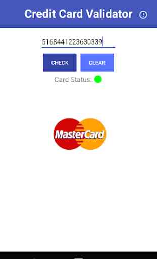 Credit Card Validator, Checker:  Visa, Master Card 2