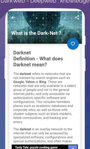 DarkNet - DeepWeb : knowledge 2